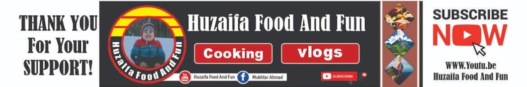 HUZAIFA FOOD & FUN Banner