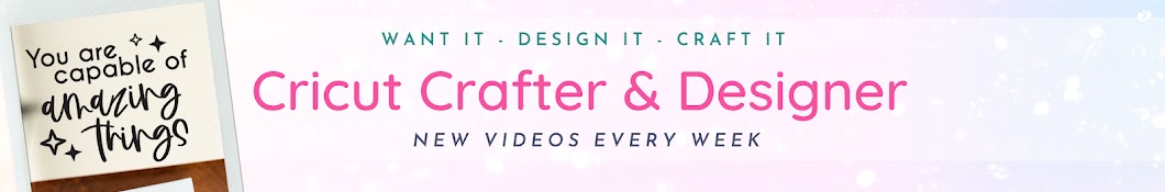 SVG by AM - Cricut Crafter & Designer Banner