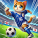 サッカー日本代表全力応援猫