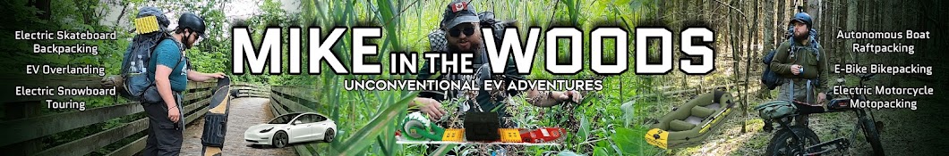 Mike In The Woods Banner