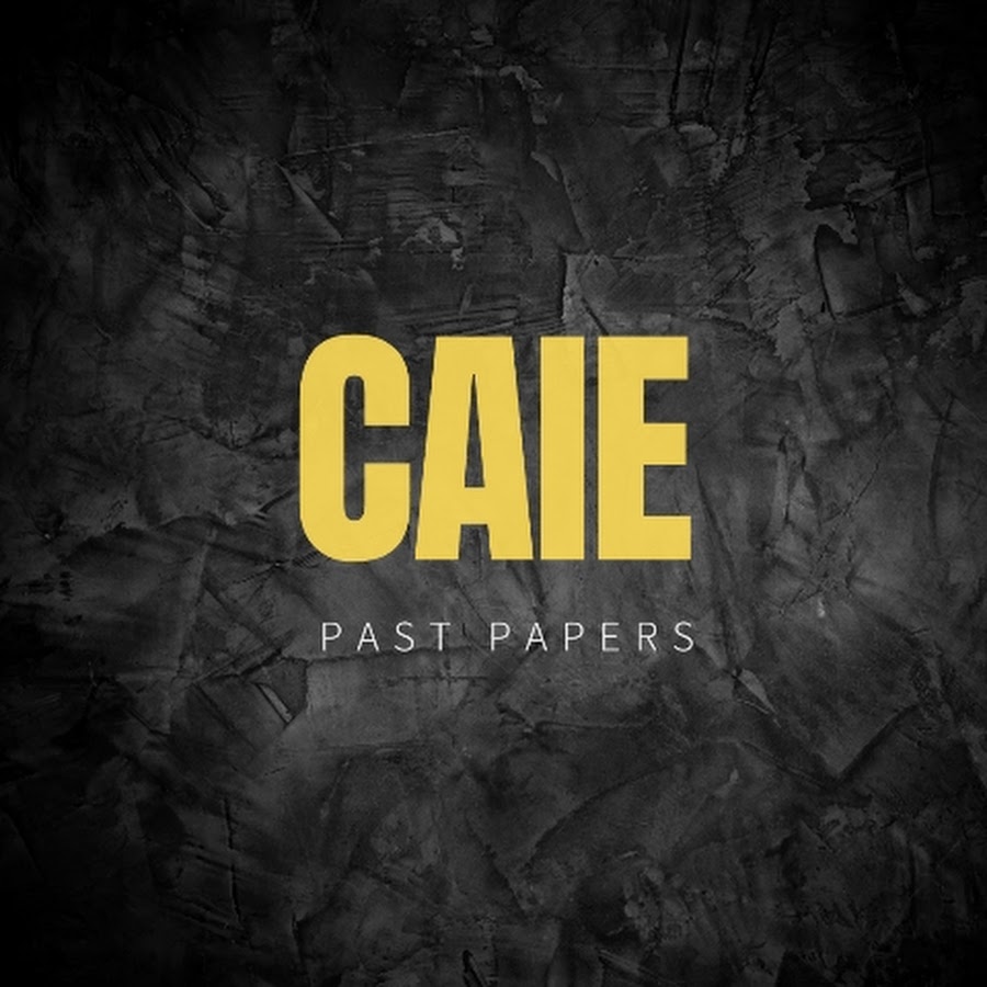 Caie past papers youtube