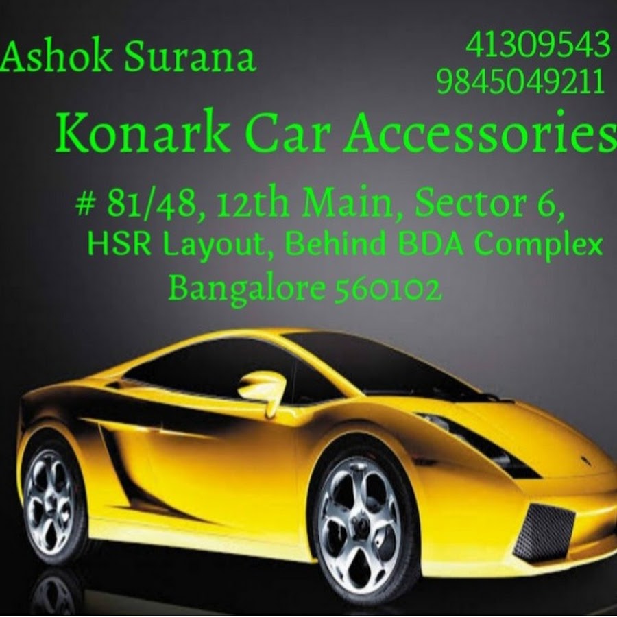 Konark Car Accessories Bengaluru YouTube