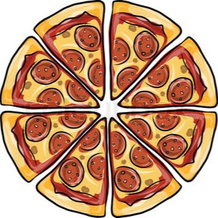 Набросок пицца пепперони