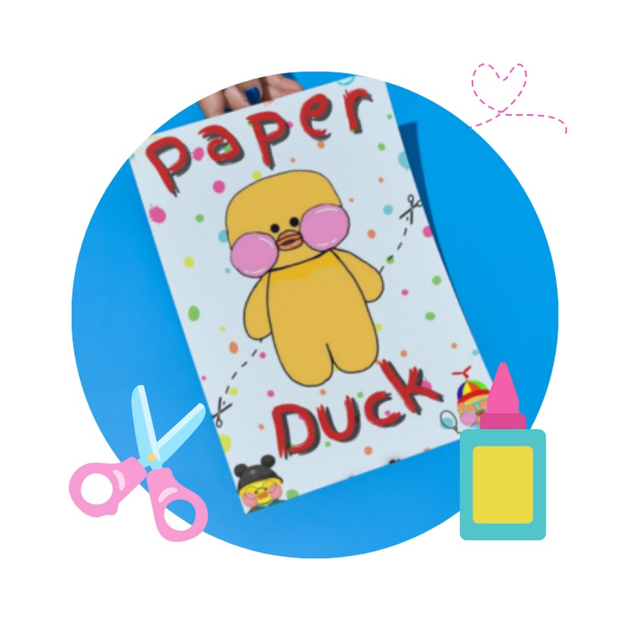 Paper Duck Volta às Aulas - Patinho de Papel Para Imprimir - Bruna