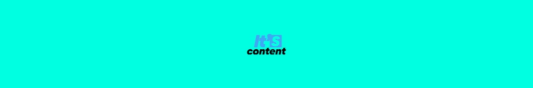 It's Content Banner