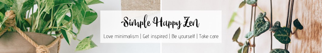 Simple Happy Zen Banner