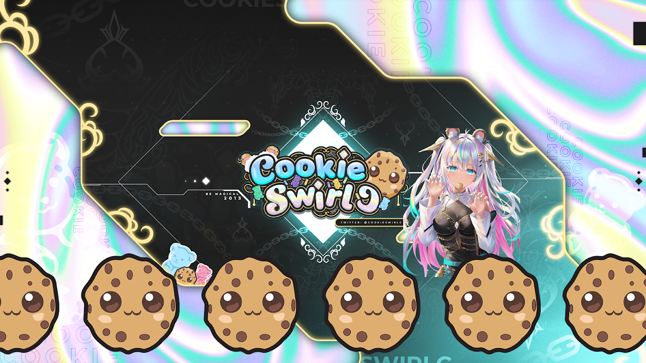 チャンネル「CookieSwirlC」（クッキースワールシー）のバナー