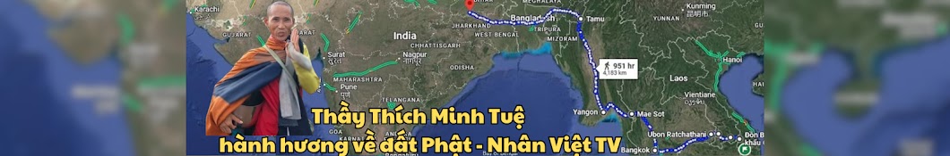 Thầy Thích Minh Tuệ hành hương về đất Phật 