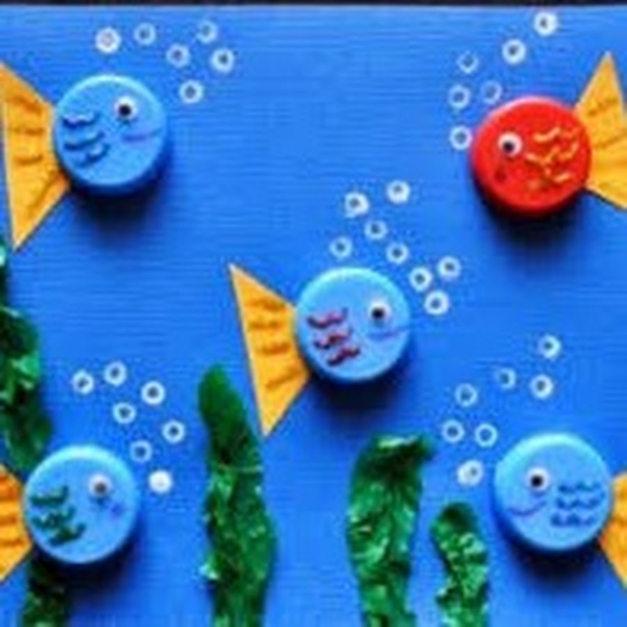День воды поделка шаблон. Поделки для детей. Летние поделки для детей. Поделки на тему вода. Поделка рыбка.
