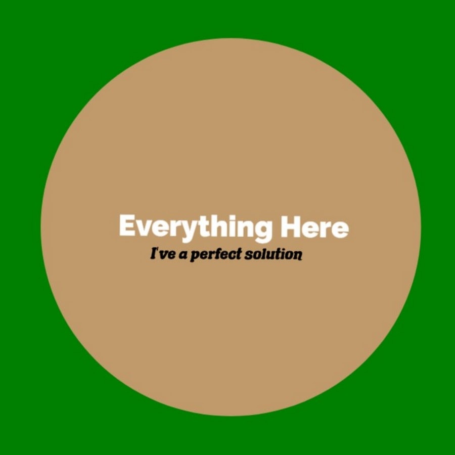 Everything Here - YouTube