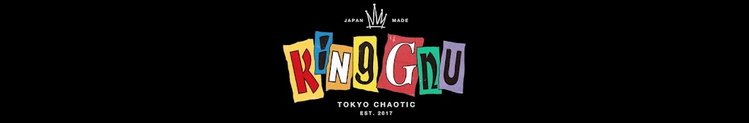 King Gnu official YouTube channel Banner