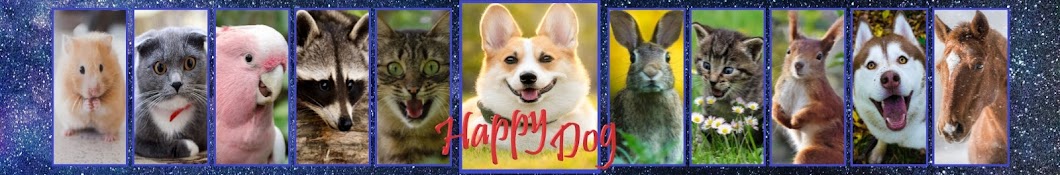Happy Dog Banner