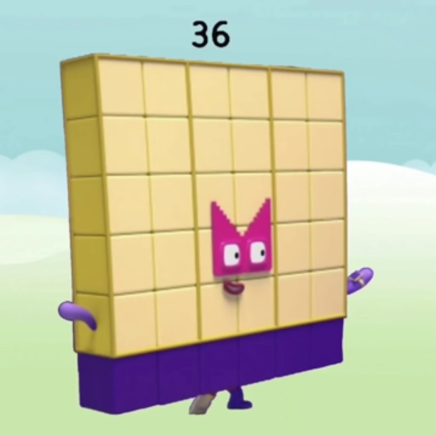 Numberblock 36 the square - YouTube