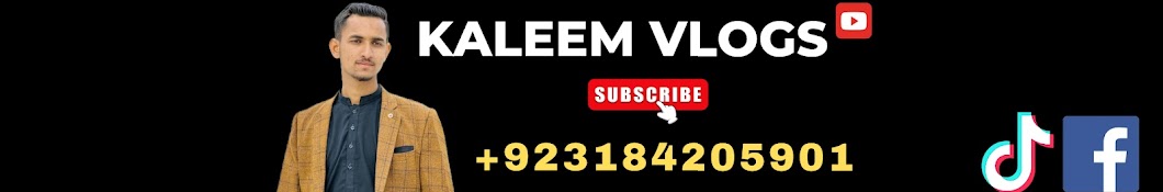 Kaleem Vlogs Banner