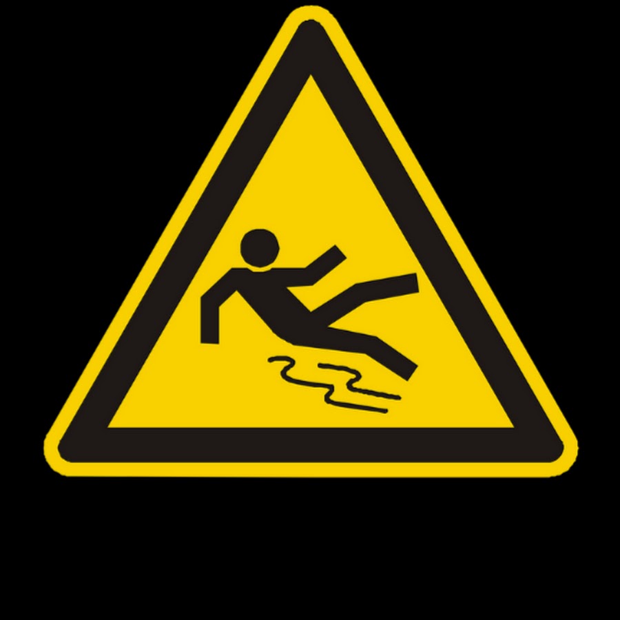 Fall worse. Slip and Fall down carefully. Slippery Business.