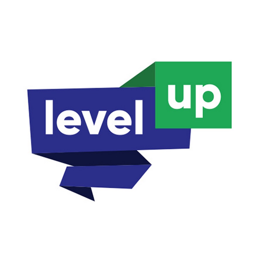 Левел ап. Lu бренд. Level up logo.