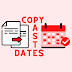 Copy Paste Dates