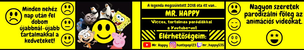 Mr. Happy Banner