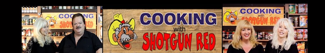 Cooking with Shotgun Red Banner