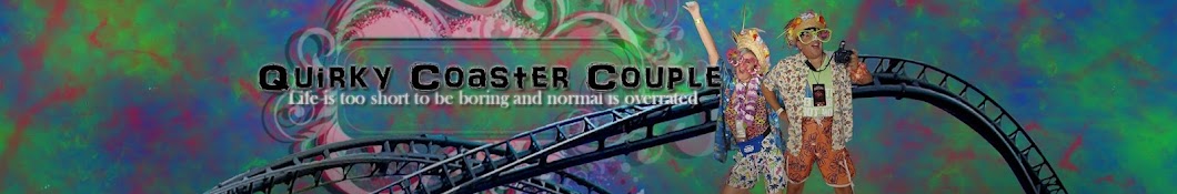 Quirky Coaster Couple Banner
