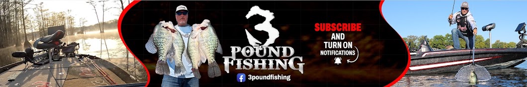 3 Pound Crappie Fishing Banner