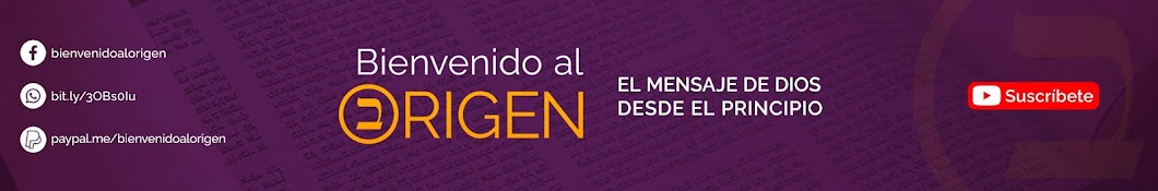 Bienvenido al origen