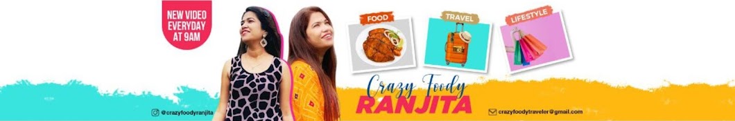 Crazy Foody Ranjita Banner