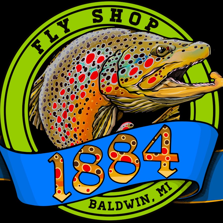 ANTIQUE VINTAGE ED CUMMINGS FLINT MI FISHING NET FLY FISH WOOD arrow head  logo