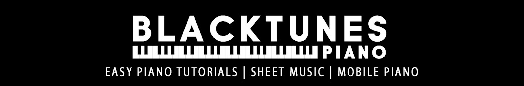 Blacktunes Piano Banner