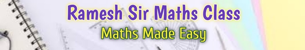 Ramesh Sir Maths Class Banner