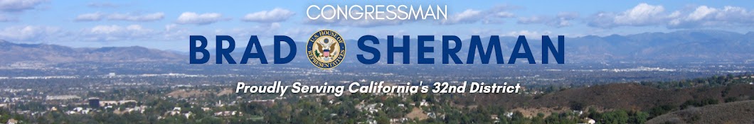 Congressman Brad Sherman Banner