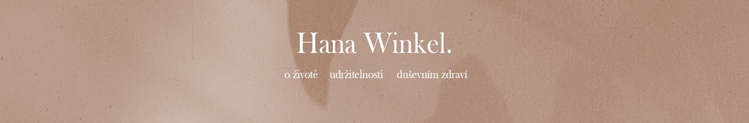 Hana Winkel. Banner