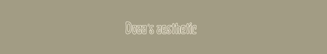 Doaa's Aesthetic Banner