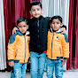 Nikunj Ramaul with twins brother