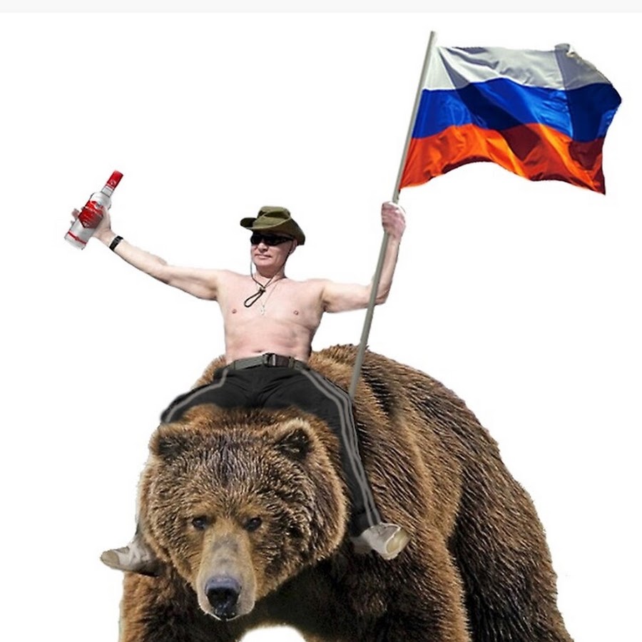 Флаг с медведем