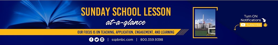 Sunday School Lesson at-A-Glance Banner