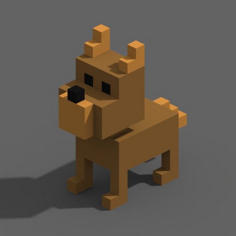 Voxel 3d model