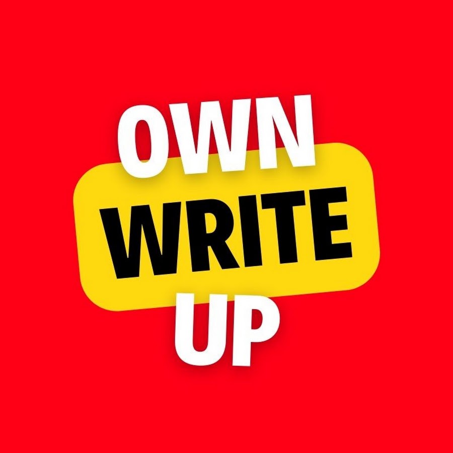 Own Write Up - YouTube