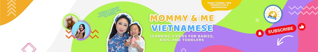 Mommy & Me Vietnamese - Learn with The He Tre TV Banner