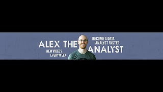 «Alex The Analyst» youtube banner