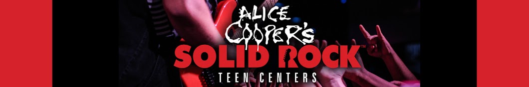 Alice Cooper's Solid Rock Teen Centers Banner