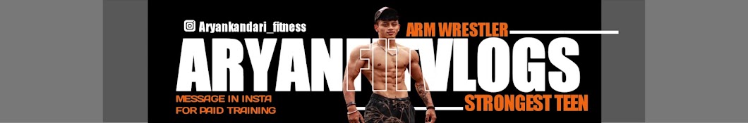 Aryan Fit Vlogs Banner