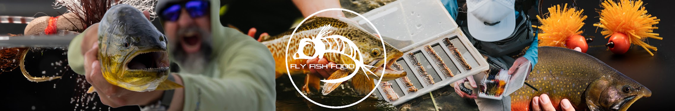 Fly Fish Food Black Logo Hat - Camo