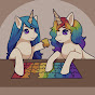 Two Puzzle Unicorns