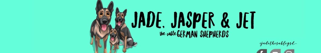 Jade The Sable GSD Banner