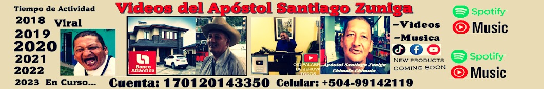 Videos del Apóstol Santiago Zuniga Banner