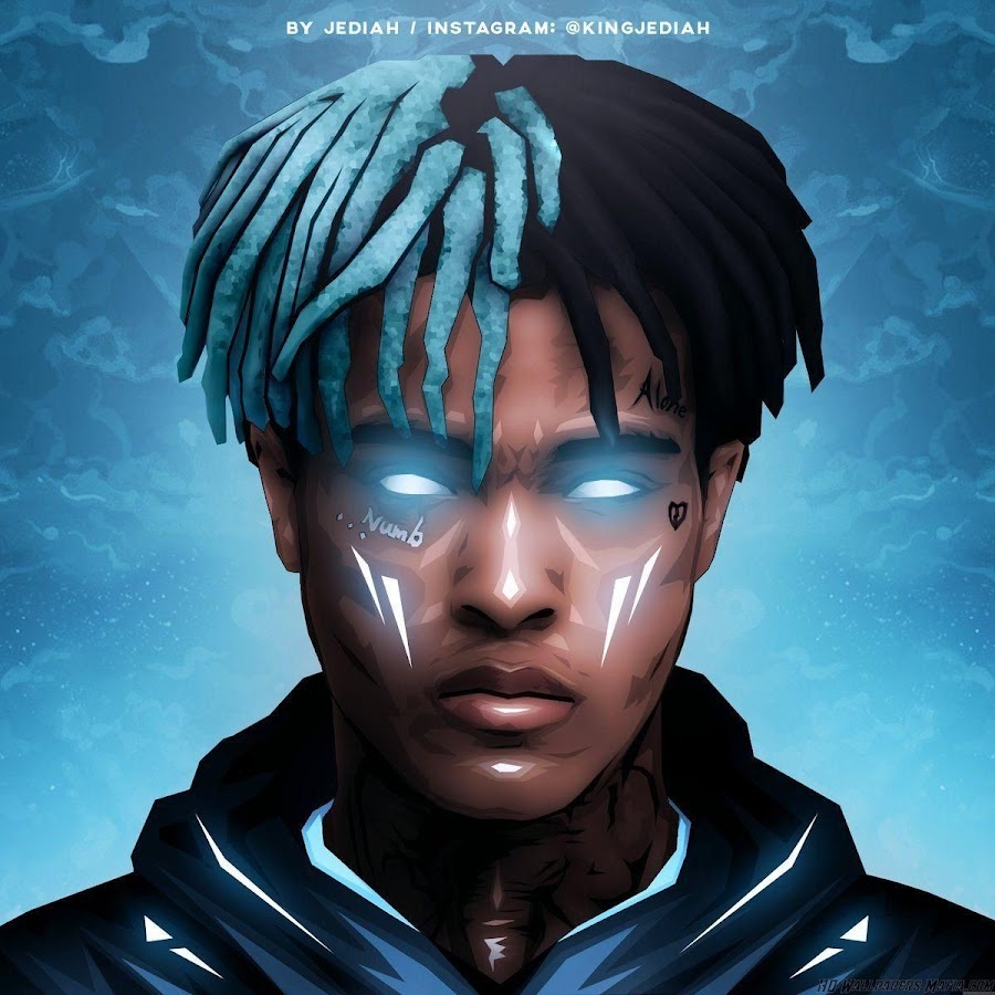 Xxxtentacion blue hair wallpapers - wallpaper cave