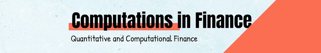 Computations in Finance Banner