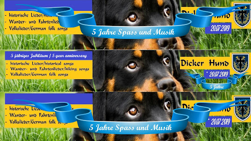 Dicker Hund banner