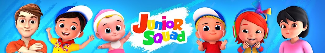 Junior Squad - Nursery Rhymes & Kids Songs Banner